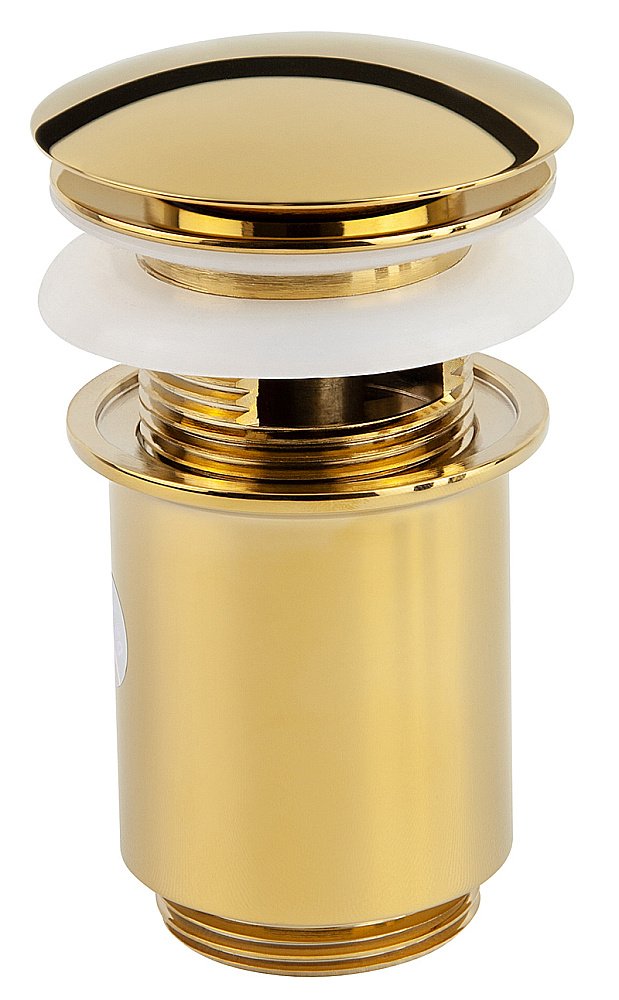 Донный клапан Kaiser 8011Gold золото купить в интернет-магазине сантехники Sanbest