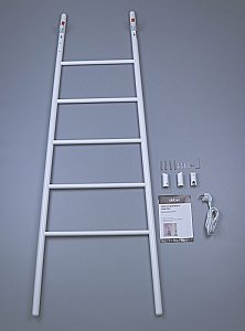 Полотенцесушитель электрический ABBER Treppe AH4705MW белый матовый купить в интернет-магазине сантехники Sanbest