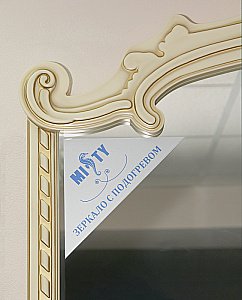 Зеркало Misty Элис 90x123 беж.патина/стекло в ванную от интернет-магазине сантехники Sanbest