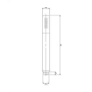 Душевая лейка OMNIRES MICROPHONE RGL купить в интернет-магазине сантехники Sanbest