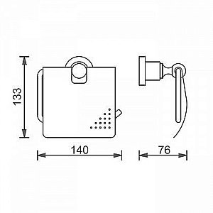 Держатель туалетной бумаги Aquanet 3886 купить в интернет-магазине сантехники Sanbest