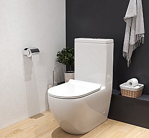 Унитаз Grossman Style GR-4496S с крышкой микролифт, белый купить в интернет-магазине Sanbest