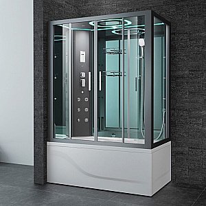 Душевой бокс SSWW BU615 стекло прозрачное/профиль хром купить в интернет-магазине Sanbest