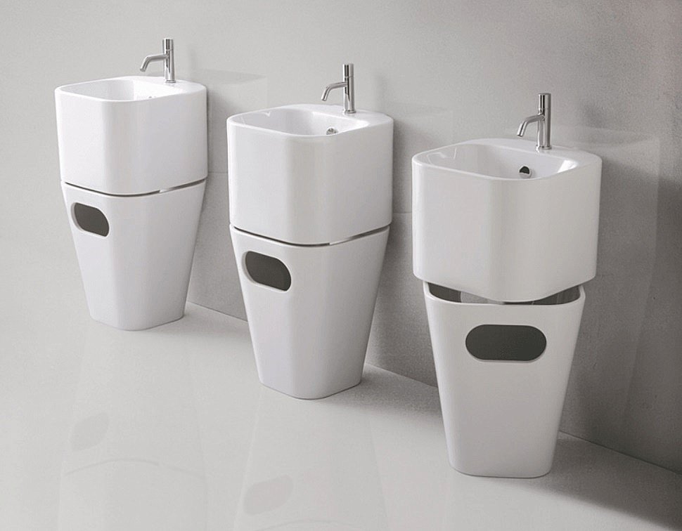 Раковина подвесная Azzurra Tandem 43 ULI200/1 bi*1 белая купить в интернет-магазине Sanbest