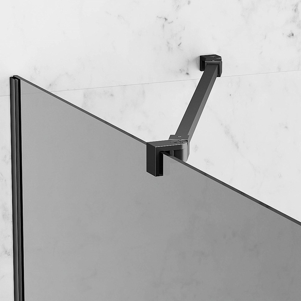 Душевое ограждение Berges SKY BLACK 80 тонированное стекло купить в интернет-магазине Sanbest