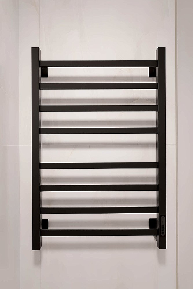 Полотенцесушитель электрический Veconi Barro-A B8040B-A черный купить в интернет-магазине сантехники Sanbest