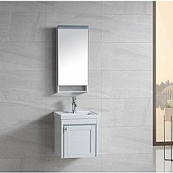 Тумба с раковиной RIVER SOFIA 405 BU  голубая для ванной в интернет-магазине Sanbest