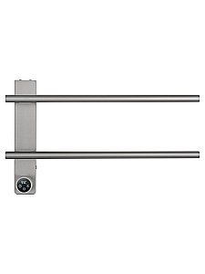 Полотенцесушитель электрический WONZON & WOGHAND NÜRNBERG, Брашированный никель (WW-AL342-BR) купить в интернет-магазине сантехники Sanbest