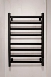 Полотенцесушитель электрический Veconi Barro-A B8040B-A черный купить в интернет-магазине сантехники Sanbest