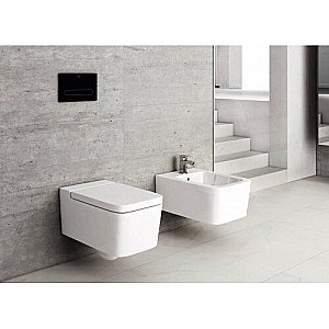 Унитаз подвесной Roca Inspira SQUARE 346537000 безободковый купить в интернет-магазине Sanbest