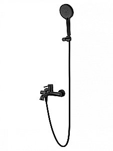 Смеситель для ванны с душем WONZON & WOGHAND TOR, Черный матовый (WW-88037073-MB) купить в интернет-магазине сантехники Sanbest