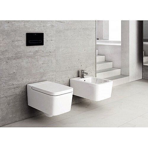 Унитаз подвесной Roca Inspira SQUARE 346537000 безободковый купить в интернет-магазине Sanbest