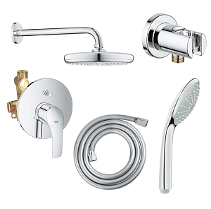 Душевая система Grohe Eurosmart 124440 хром купить в интернет-магазине сантехники Sanbest