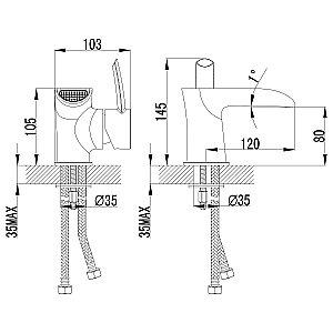 Смеситель для раковины Lemark Atlantiss LM3246C купить в интернет-магазине сантехники Sanbest
