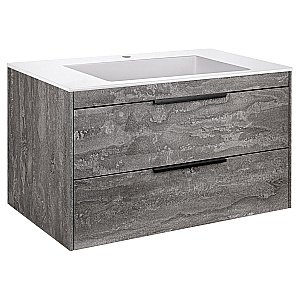 Тумба с раковиной Vincea Chiara 2D 800 G.Stone для ванной в интернет-магазине Sanbest