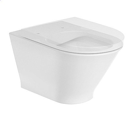 Унитаз подвесной Roca The Gap Round 3460NL000 безободковый купить в интернет-магазине Sanbest