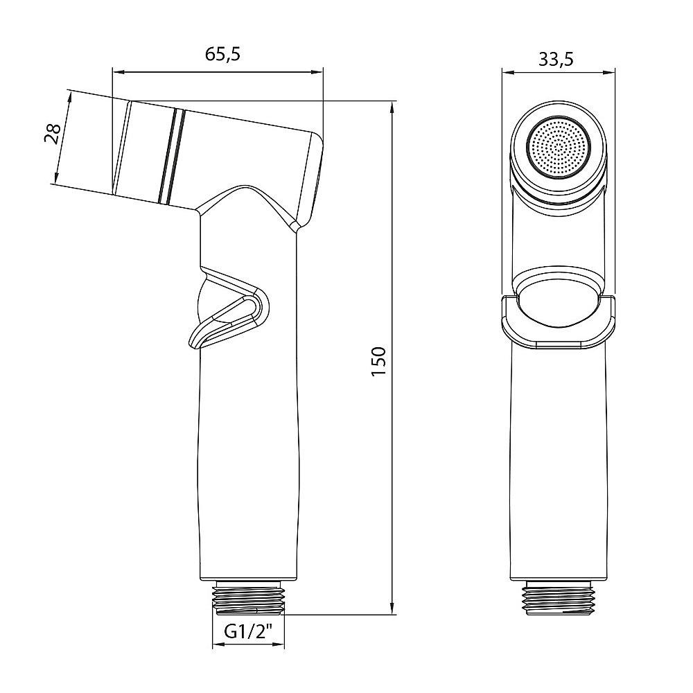 Гигиенический душ Lemark LM8088GM графит купить в интернет-магазине сантехники Sanbest