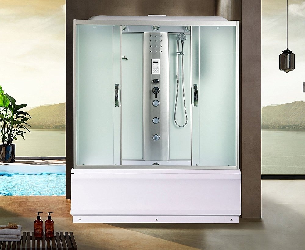 Душевой бокс RIVER SENA 150/70/55 МТ стекло матовое купить в интернет-магазине Sanbest