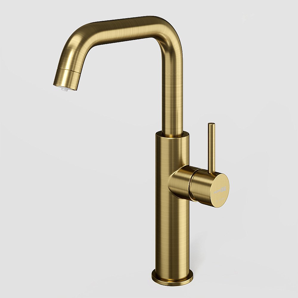 Смеситель для кухни WasserKraft A8587 золото матовое купить в интернет-магазине сантехники Sanbest