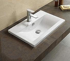 Раковина Ceramalux N 61,5 9393-60 белая купить в интернет-магазине Sanbest