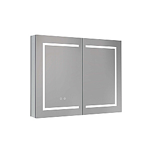 Зеркальный шкаф Aquqtek AQ7904-MLC 90х70 хром купить в интернет-магазине сантехники Sanbest