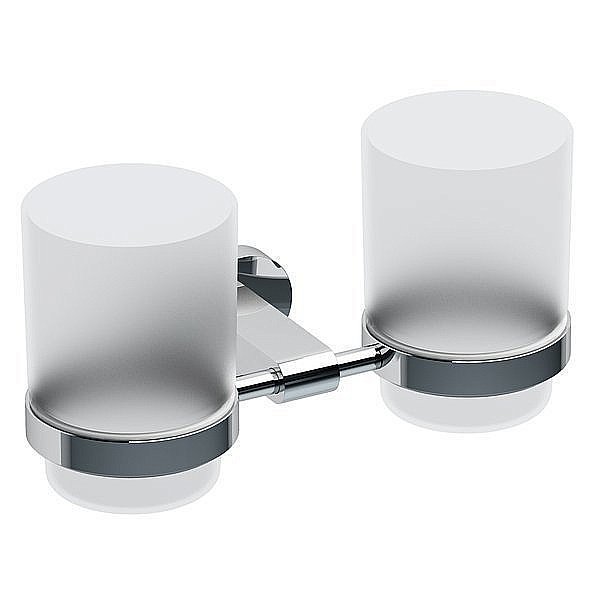Держатель с двумя стаканами Ravak Chrome CR 220.00 купить в интернет-магазине сантехники Sanbest