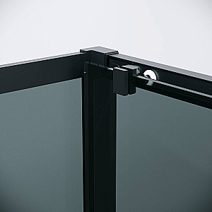 Душевой уголок Grossman Cosmo 130х100 120.K33.02.1310.21.10 стекло тонированное/профиль черный матовый купить в интернет-магазине Sanbest