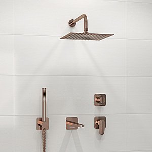 Душевая система WasserKraft Asphe A7751.288.289.338.329.290.292.291 розовое золото купить в интернет-магазине сантехники Sanbest