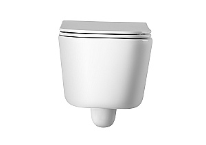 Унитаз подвесной Aquatek ЛУГАНО AQ2002-00+INS-0000012+KDI-0000020+KKI-0000002 белый, безободковый, с крышкой микролифт, с инсталляцией и черной матовой кнопкой купить в интернет-магазине Sanbest