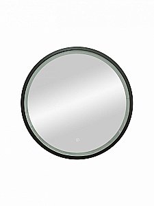 Зеркало Art&Max LIVORNO AM-Liv-600-DS-F-Nero в ванную от интернет-магазине сантехники Sanbest