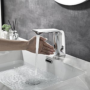 Смеситель для раковины Black&white Gravity GS-7101-C хром купить в интернет-магазине сантехники Sanbest