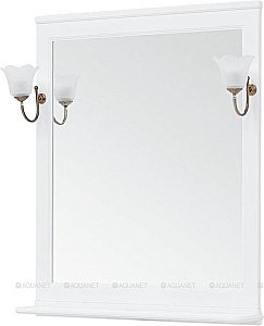 Зеркало Aquanet Валенса 85 белый в ванную от интернет-магазине сантехники Sanbest