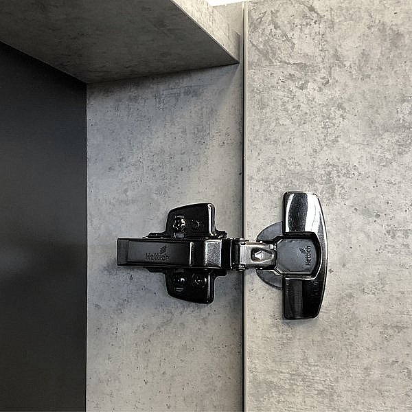 Зеркальный шкаф Comforty Франкфурт 00-00004331 60 бетон светлый купить в интернет-магазине сантехники Sanbest