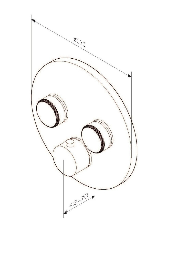 Смеситель для душа AM.PM Inspire 2.0 F50A85700 купить в интернет-магазине сантехники Sanbest