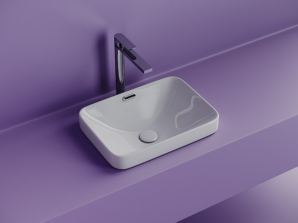 Раковина Ceramica Nova Element CN6078 белая купить в интернет-магазине Sanbest