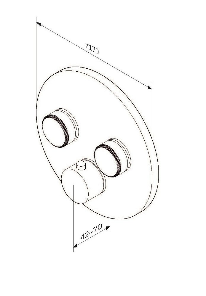 Смеситель для душа AM.PM Inspire 2.0 F50A85700 купить в интернет-магазине сантехники Sanbest