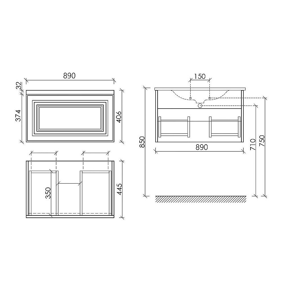 Тумба с раковиной Sancos Very 90 VR90W белая матовая для ванной в интернет-магазине Sanbest