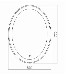 Зеркало MIXLINE Италия 530906 57 в ванную от интернет-магазине сантехники Sanbest