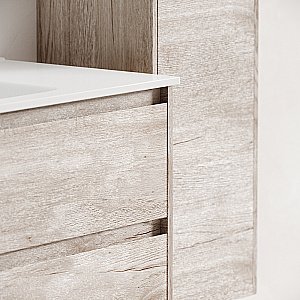 Тумба с раковиной Sancos Libra 120 LB120-2EG дуб галифакс натуральный для ванной в интернет-магазине Sanbest