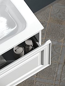 Тумба с раковиной Sancos Very VR100LW + CN7014 100 для ванной в интернет-магазине Sanbest