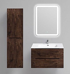 Шкаф BelBagno ETNA 1500 40 Rovere Moro для ванной в интернет-магазине сантехники Sanbest