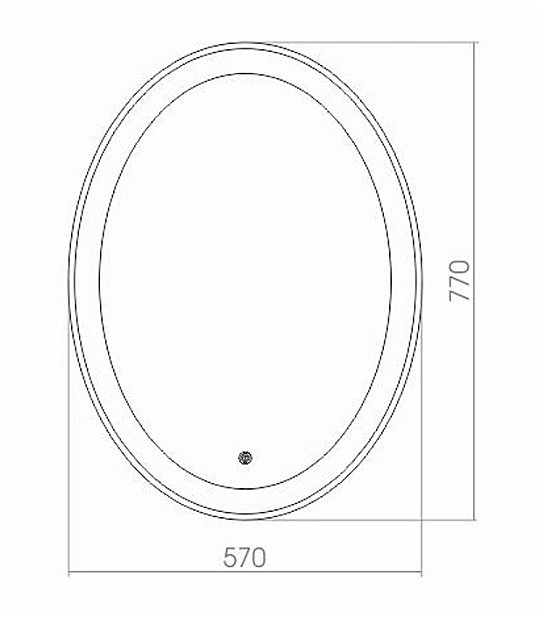 Зеркало MIXLINE Италия 530906 57 в ванную от интернет-магазине сантехники Sanbest