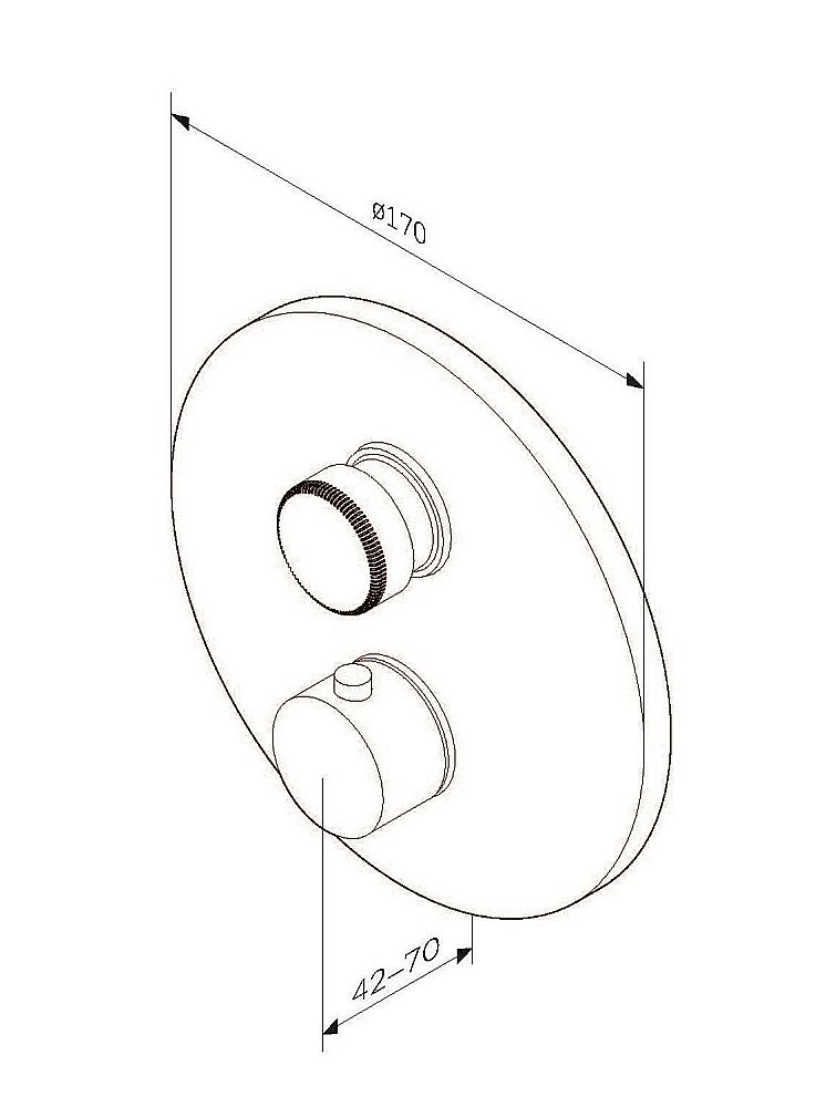 Смеситель для душа AM.PM Inspire 2.0 F50A75700 купить в интернет-магазине сантехники Sanbest