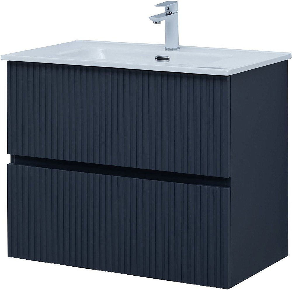 Тумба с раковиной Aquanet Джейн 80 маренго для ванной в интернет-магазине Sanbest