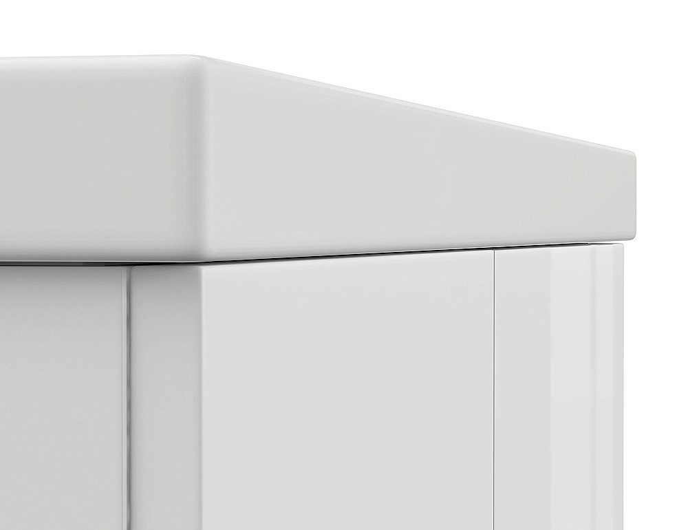 Мебель для ванной CERSANIT COLOUR 60 белый для ванной в интернет-магазине Sanbest