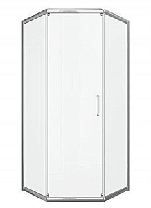 Душевой уголок Bravat LINE BS090.6115A 90х90 стекло прозрачное/профиль хром купить в интернет-магазине Sanbest