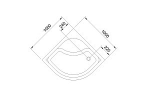 Душевой поддон Royal Bath BK 100 купить в интернет-магазине Sanbest