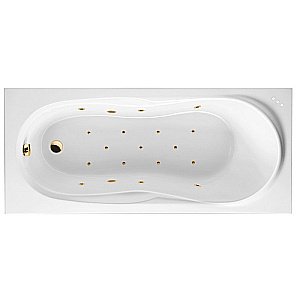 Ванна акриловая EXCELLENT Sekwana RELAX WAEX.SEK17.RELAX.GL 170x75 белая с гидромассажем купить в интернет-магазине Sanbest