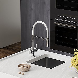 Смеситель для кухни Sancos Imola SC4010CHwh хром купить в интернет-магазине сантехники Sanbest