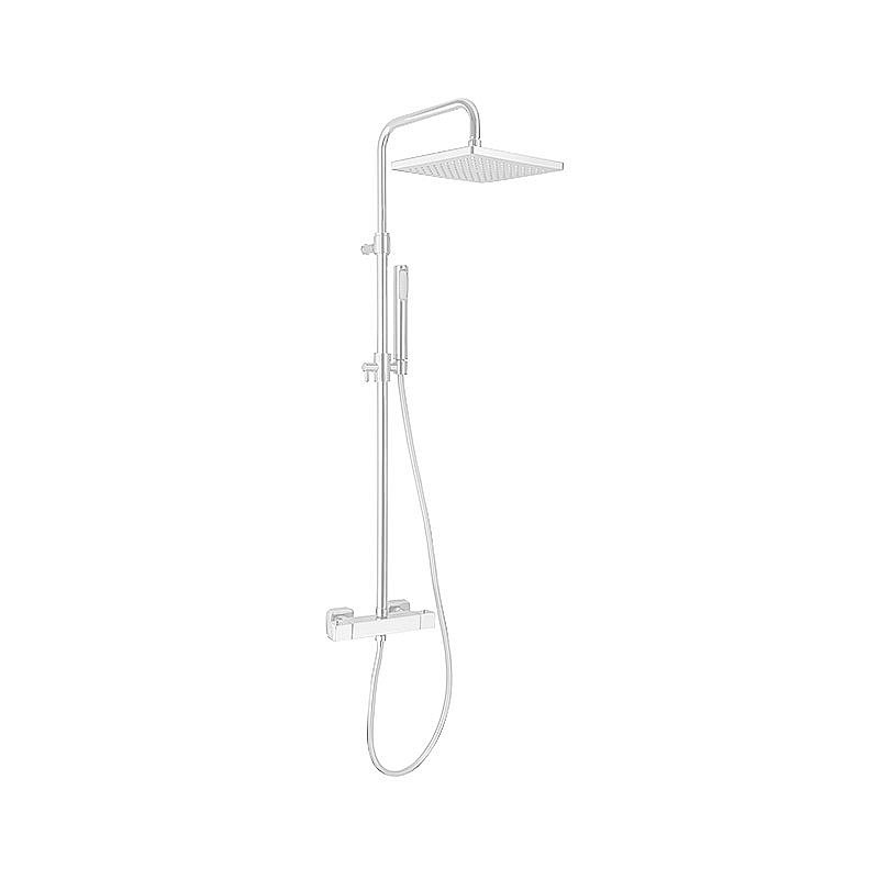 Душевая система Webert PEGASO PE980507740METAL белая матовая купить в интернет-магазине сантехники Sanbest